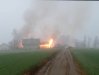 Pożar budynku stodoły w miejscowości Kuskowo